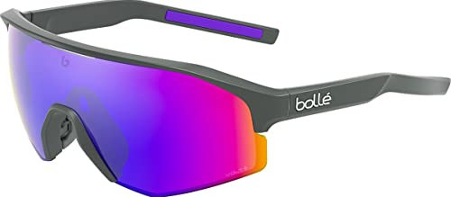 bollé LIGHTSHIFTER Titanium Matte-Volt+ Ultraviolett, polarisiert, für Erwachsene, Unisex, Dunkel (Schwarz), Einheitsgröße