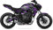 ARider Dekor (Aufkleber) für Yamaha MT 07 2021-2022 | Skull Edition (Violett)