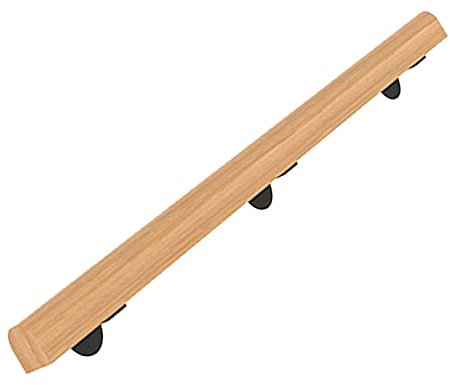 URBERY Handlauf für Treppen Sicherheit rutschfeste Stützstange für ältere Menschen | Terrassengeländer für drinnen und draußen | Holzkorridor Dachbodentreppe Geländer (Size : 6.6ft/200cm)
