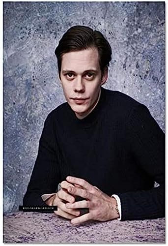 Poster Bill Skarsgard Filmstar Poster Foto Porträt Bilder Poster Und Drucke Leinwand Malerei Home Decor 50X70Cm Kein Rahmen
