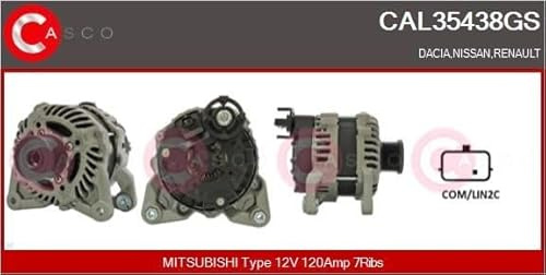 CASCO CAL35438GS Lichtmaschine Dacia, Renault