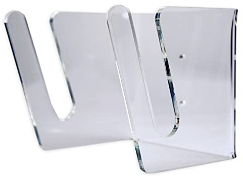 Generisch Skateboard Wandhalterung Einfach für Kiteboard Snowboard Longboard Wakeboard aus Acrylglas Transparent hochwertiges massives 5mm GS Acryl Made in Germany