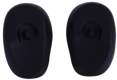 Lot de 2 cache-oreilles étanches en silicone pour le lavage des cheveux pour protéger vos oreilles contre les dommages causés par l'eau