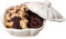 MamboCat Gloria Gebäckdose mit Deckel cremeweiß I italienische Keramik-Dose für Pralinen, Obst, Dessert & Co. I rechteckige Vorratsdose mit Relief für Kekse & Plätzchen