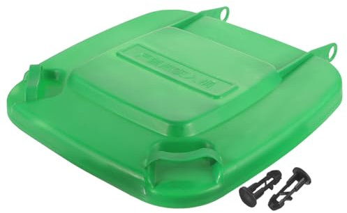 Générique couvercle de poubelle couvercle de la poubelles poubelle en plastique protecteur de poubelle poubelles extérieures recycler portable salle à manger poulie Accessoires Provisions