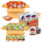 180 barquettes LE BERGER DES FRUITS/LUNE DE MIEL/NUT | Assortiment de Portions individuelles de Pâte à Tartiner, Confitures et Miel