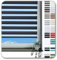 Rollmayer Doppelrollo Klemmfix ohne Bohren Klemmrollo Fensterrollo Duo Rollo Sonnenschutzrollo Zebrarollo Seitenzugrollo für Fenster und Tür (Schwarz - 125 x 130 cm - BxH)