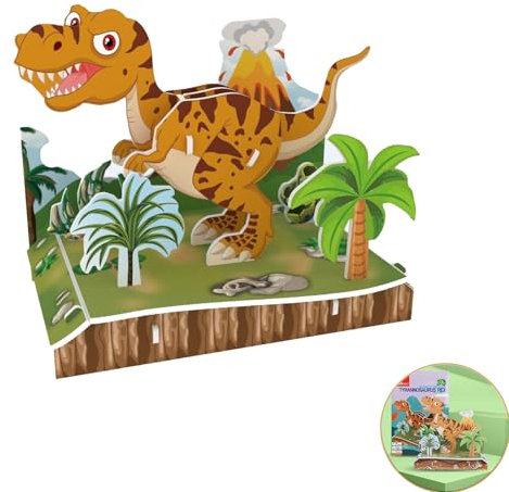 Pop-Up Karte Dinosaurier - Lustige 3D Geburtstagskarte Für Kinder, Glückwunschkarte Zum Kindergeburtsta,Für Junge 1 Jahr,2 Jahre,3 Jahre,4 Jahre,5 Jahre,6 Jahre,7 Jahre,8 Jahre