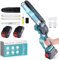 Mini tronçonneuse électrique sans fil de 20,3 cm 450 W pour batterie Makita 21 V sans balais, petite scie d'élagage capable d'élaguer les branches et les arbres à loisir