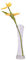 Dewocke Blumenvase 20cm Hoch, Einzelstielvase Glas, Glasvase Transparent, Blumenvase Modern, Vase Schmal Hoch Glas, Knospenvase für Dekorative Heimdekoration, Wohnzimmer, Büro, Esstisch, Tafelaufsätze