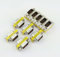 RHINORO (Pack of 10 VGA SVGA Mini Gender Charger Coupler Adapter 15-Pin Male to Male TFT CRT Monitor Projector PC