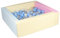 Velinda Piscine à balles carrée avec 200 balles, Cuir écologique, 5 éléments (Couleur de la Piscine/de balles: Rose, Bleu, Jaune (Pastel)/Perle, Transparent, Bleu Clair, Argent)
