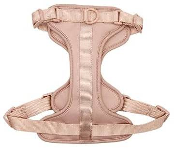 Welldog Hundegeschirr – Ergonomisch No-Pull 3 D-Ringe(L,Pink)