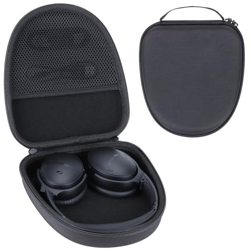 RIYADAone Duro Viaggio Caso Custodia Compatible con Bose QuietComfort Ultra/25/45/SE Noise Cancelling Headphones (Black)