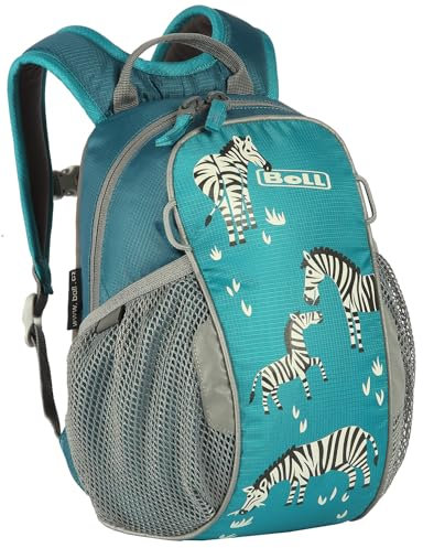 BOLL BUNNY 6 Kinderrucksack ab 90 cm – Leicht Rucksack für Kinder ab 3 Jahren 6L Ergonomisch mit Reflektierenden Elementen Ideal für Kindergarten & Freizeit (Turquoise)