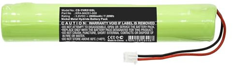 Litanki 3,6 V 2000 mAh Ersatzakku kompatibel mit Yamaha Typ KR4-M4251-000, 1 Stück