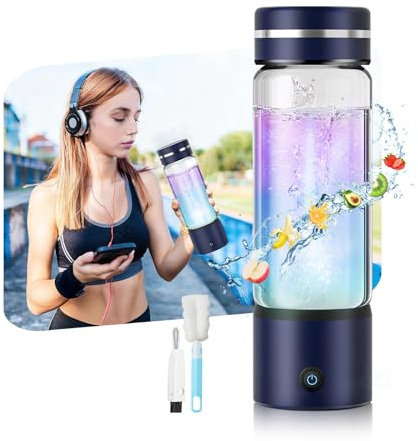9.0 Upgraded Hydrogen Water Bottle Generator【Industry-Leading - 24-Hour Hydrogen Lock】Hydrogen Water Bottle 【No.1-9A+ Grade Pure Hydrogen】 2026 SPE PEM Technology, Doubles Hydrogen Content
