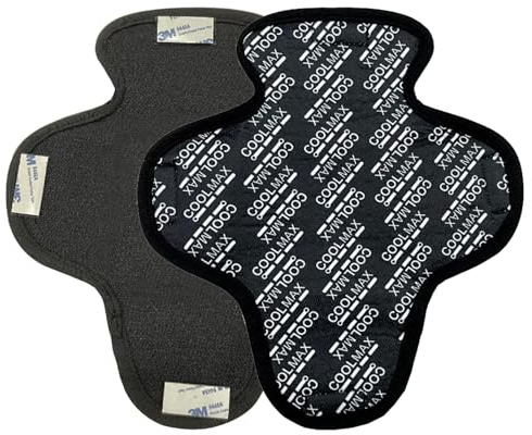 Biglumin 2pcs Rembourrage Casque Moto,Doublure Casque Respirant de Moto,Rembourrage Mousse Remplacement pour Casques Coussin de Casque de Refroidissement Réutilisable et Lavable,Absorbe Les Gouttes