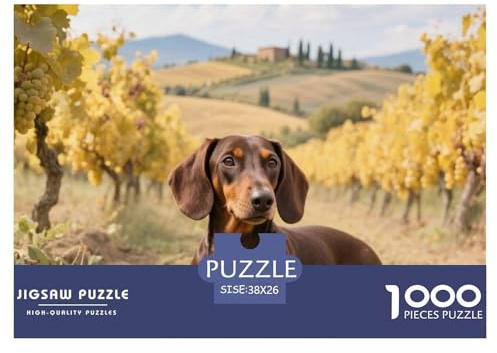 jigsaw puzzles for adults 1000 sausage dog Dachshund Birthday Gift Home Decor 38x26cm/1000pcs