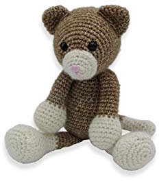 Hardicraft HC-40CK26 Häkelpaket Robbin die Katze, Braun, One Size