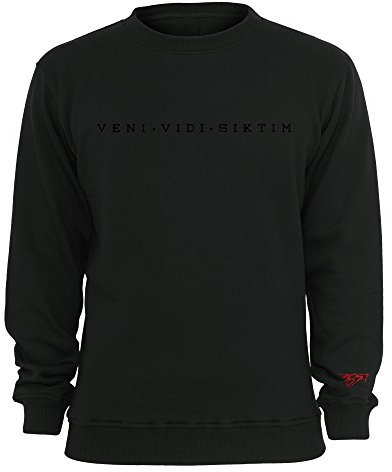 Nimo Sweater Veni Vidi Siktim Black on Black (XXL)