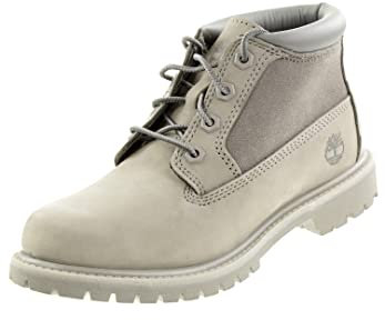 Timberland Nellie Chukka Leather Sde, Stivali Donna, Grigio (Medium Grey Nubuck), 39 EU