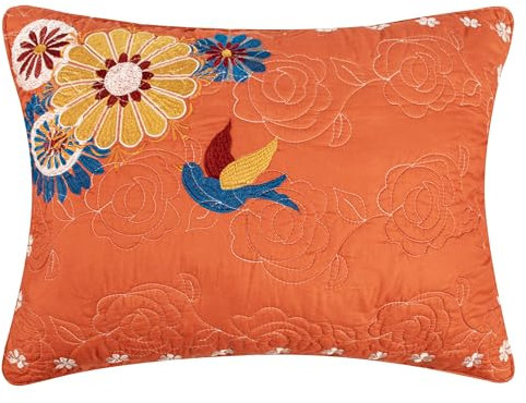 Barefoot Bungalow Topanga Kissenbezug, Orange, 26 x 20 (Pack of 1)