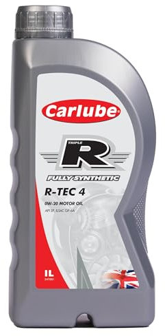 Carlube Triple R 0W-20 Vollsynthetisches Automotorenöl R-TEC 4, 1 L