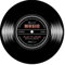 3D Album Teppiche Craetive Vinyl Record Music Bedruckte weiche Stoff Runde Bodenmatte Teppich Raum Raum Schlafzimmer Teppich Home Decor Crafts, B, 400mm