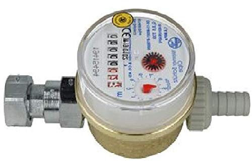 Zapfhahnzähler ZAK, inkl. Eichgebühr Qn 1,5m³/h - G 3/4 - 80 mm