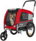 Tiggo VS Pets Medium Hundeanhänger & Buggy 2in1 Fahrradanhänger Hundebuggy Jogger 80204 (ROT)