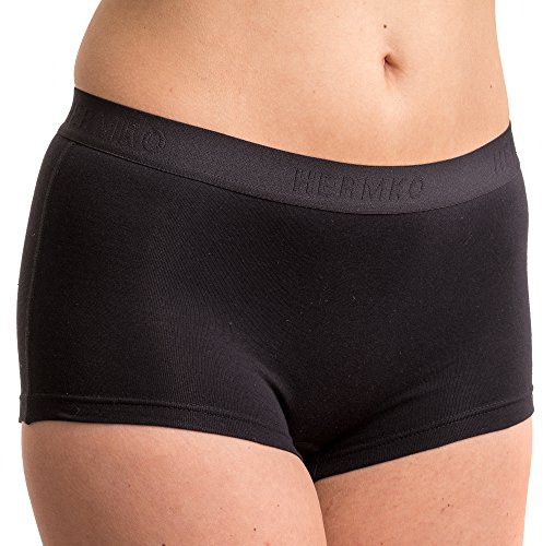 HERMKO 5700 Damen Panty aus anschmiegsamer Baumwolle/Elastan, Farbe:schwarz - Hermko, Größe:52/54 (XXL)