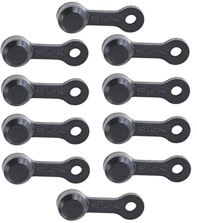 F Fityle 10 Fahrrad Bremssattel Entlüftungsnippel Abdeckung, Gummi Bremsen Entlüftungsnippel Abdeckkappe, Bremsentlüftung Schraubkappen Staubschutz, Schwarz