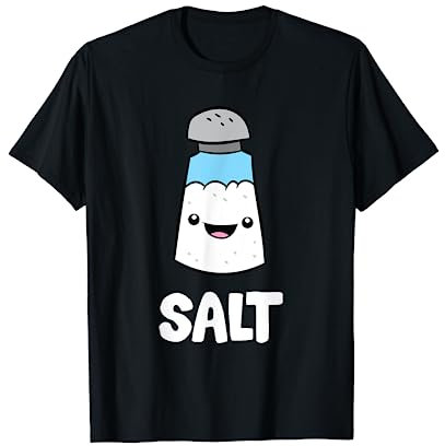 Salt Costume Matching Pepper And Salt Couple T-Shirt