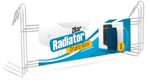 3-Pack Radiator Airer for Drying Clothes, Lightweight Radiator Drying Rack – Space-Saving Clothes Drying rack - Durable & Sturdy Radiator Clothes Drying Rack for Washing - Clothes Airer (Pack of 3)