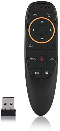 Leyf M6 Air Maus Mini Gesten Fernbedienung, Wireless Voice, Tastatur mit 6 Axis Gyroskop für, Android TV Box, Smart TV, PC, Laptop