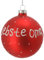 Große Christbaumkugel Liebste Oma D: 8cm - Baumschmuck Familie, Baumkugel