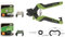 SALKI Pack Agrafeuse de Clôtures FSK 16C + Agrafes Oméga Galva et Vert (250+250)