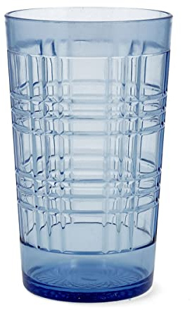 Quid Viba Lot de 12 Verres en Plastique Bleu 650 ML