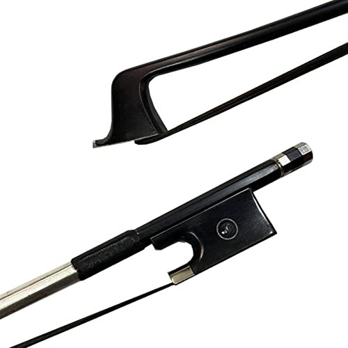 Geigenbogen 5pcs Schwarzes Bogen Haar 4/4 Kohlefaser Geige Bug Schwarzes Carbon Bogen 4/4violin Bogen