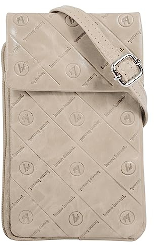 bruno banani Umhängetasche Echt Leder Damen 021828 Kleine Leder Schultertasche, Praktische Crossbody Bag, 3 Visitenkartenfächer, 1 Hauptfach