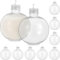10Stücke Weihnachtsflaschen Wiederverwendbar Saftflaschen zum Befüllen Transparente Weihnachtskugeln Bonbonglas mit Deckel Weihnachtsbaum Kugeln Leere Milchflaschen Flaschen Plastikflaschen(250ml）