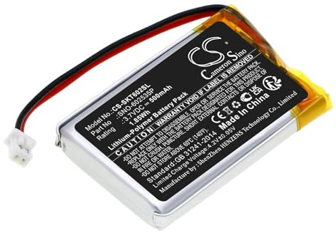 Battery For SkyBell Trim Plus WiFi Video Doorbell, SNO-602535P,