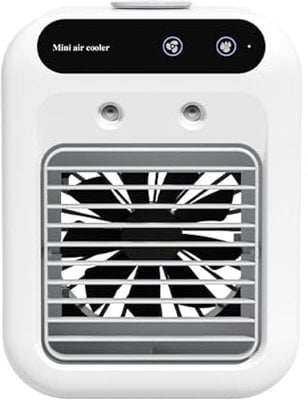 Streysisl Water Mist Fan | Rechargeable Humidifier Mist Spray USB Fan - Flexible Airflow Angle Wind Blowing Appliance Portable for Traveling, Camping, Living Room, Car