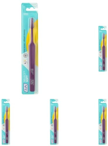 TEPE Select Soft Toothbrush, Quality, User-Friendly Brush, 1 X Select Soft Brush (Pack of 5)