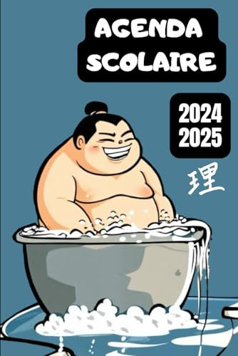 AGENDA SCOLAIRE 2024-2025: Planning annuel pour primaire, collègien et lycéen thème Sumo