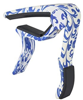 Mikinona Kapodaster Für Klassische Folkgitarren Für Akustische Folkgitarren Klassische Holzgitarren Stimmgerät Klemmschlüssel Trigger Weiße Porzellan-picks