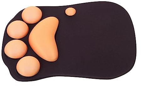 DIYEAH Tapis De Souris Kawaii Souple Forme De Patte De Chat pour Bureau à Domicile Décoratif Et Protecteur