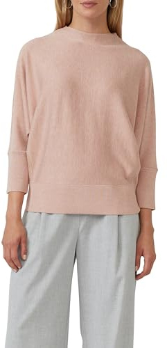 s.Oliver Strickpullover mit Fledermausärmeln und Rippbündchen