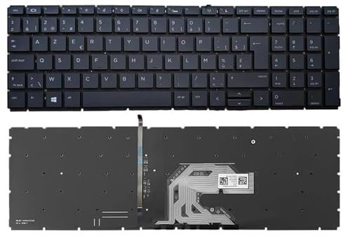 RTDPART Laptop Keyboard For HP ProBook 450 G6 450 G7 455 G6 455R G6 455 G7 477 G5 With Backlit no Frame Belgium BE Black